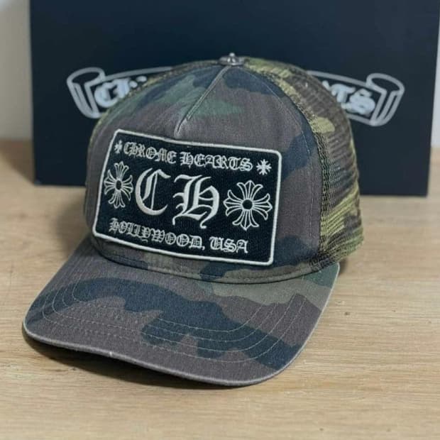 크롬하츠 카모 매쉬캡