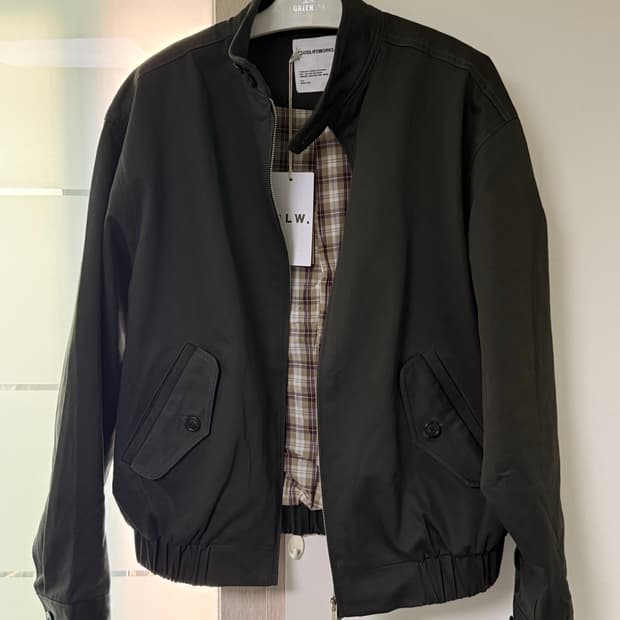 굿라이프웍스 코튼 해링턴 자켓 차콜(새상품)