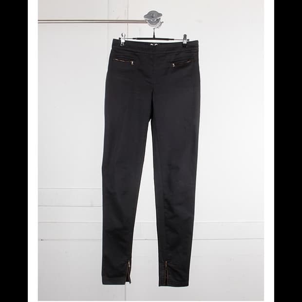 00년대 D&G 돌체 앤 가바나 골드 지퍼 슬림 팬츠