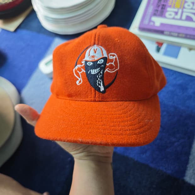 이벳필드 Ebbets Field 오렌지 볼캡