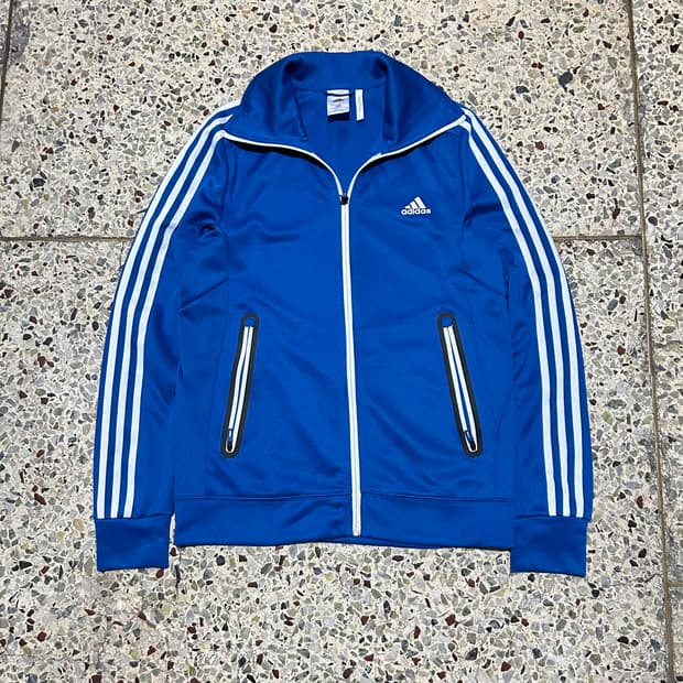 아디다스(ADIDAS)블루 트랙탑 져지