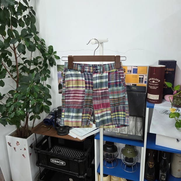 폴로랄프로렌 키즈 마드라스 패치워크 쇼츠 4