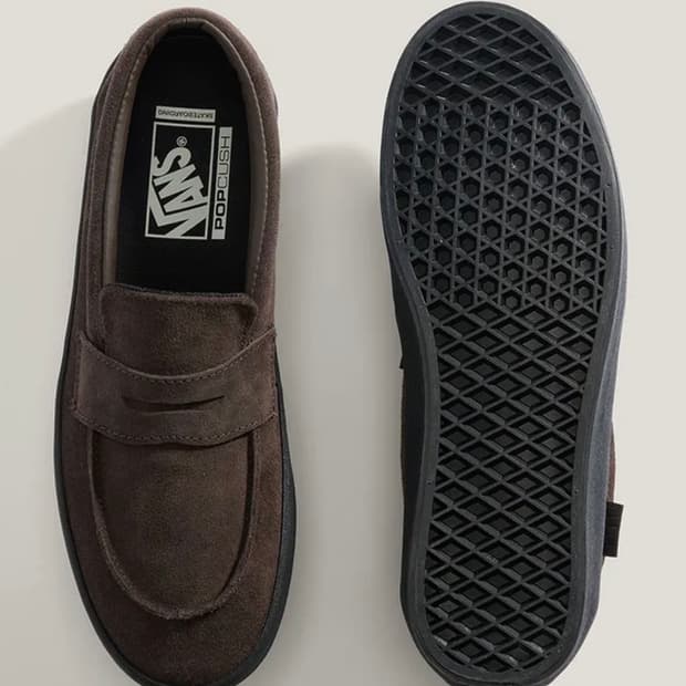 Vans 스케이트 로퍼 브라운