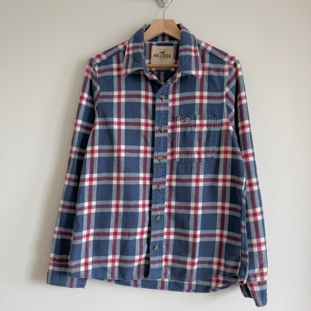 홀리스터(HOLLISTER) 플란넬 체크 셔츠