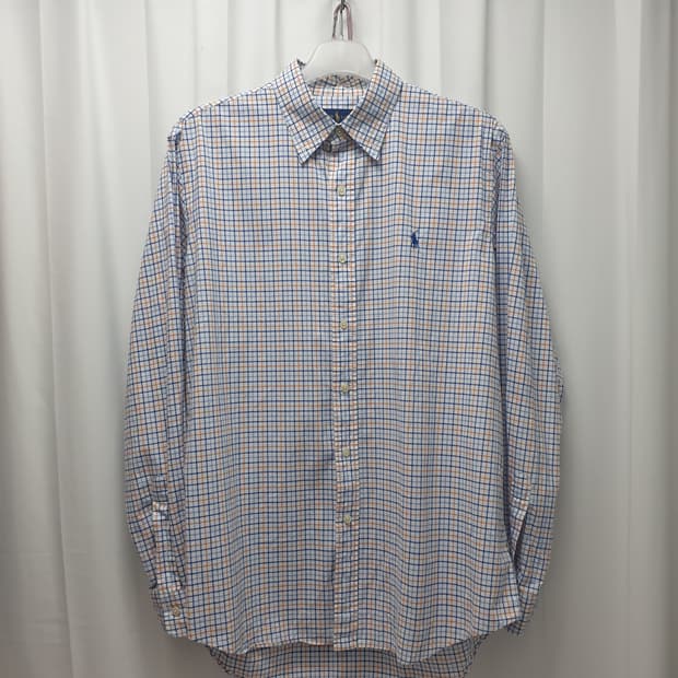 Polo 폴로 랄프로렌 체크 긴팔 셔츠 L