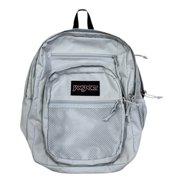잔스포츠 빈티지 빅캠퍼스 그레이 메쉬 포켓 백팩 가방