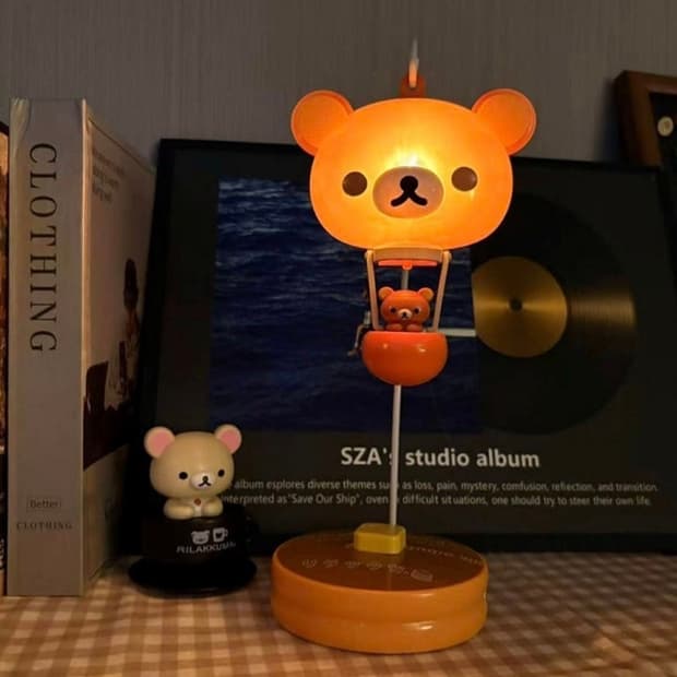 리락쿠마 무드등 수유등 선물 크리스마스