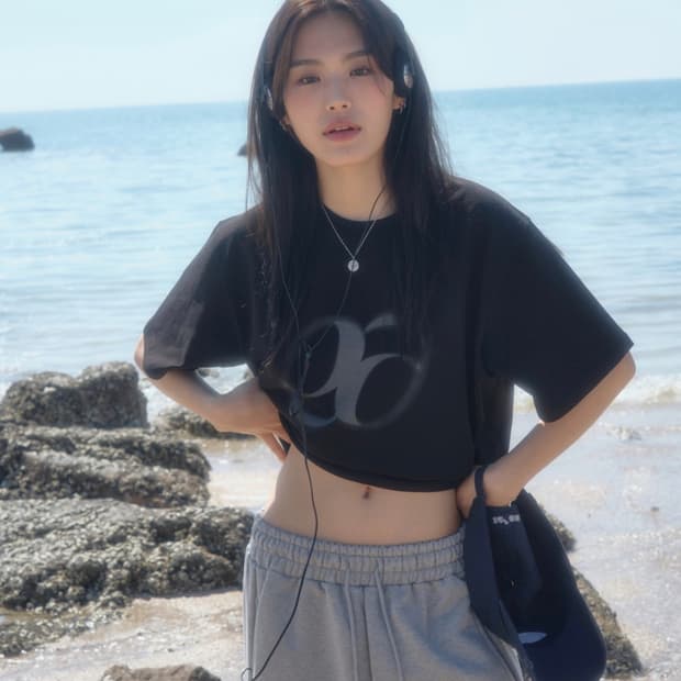 Ason HOLIDAY OVERFIT T-SHIRT / BLACK