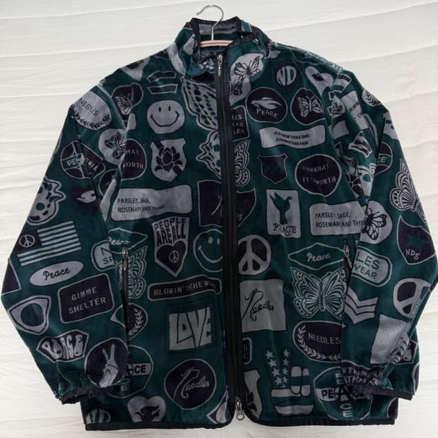 니들스 SPORTSWEAR W.U PIPING JACKET MICRO F