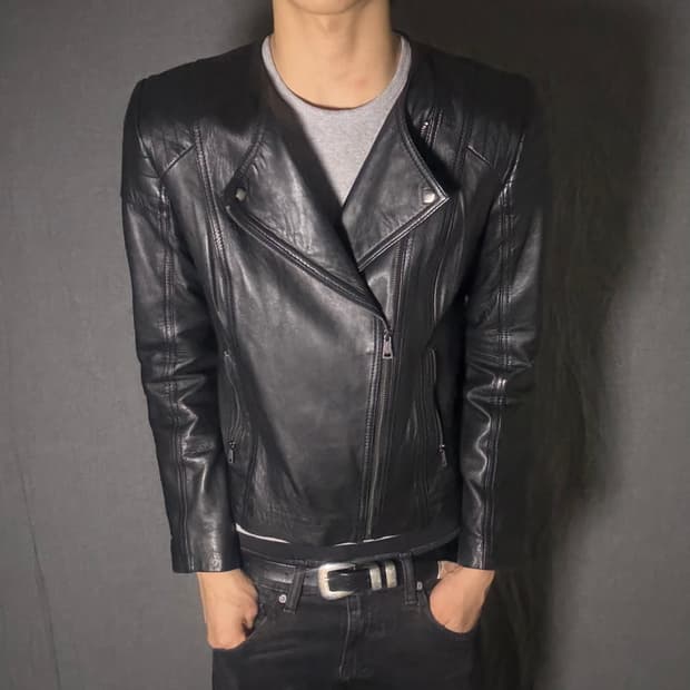 vintage rider leather jacket