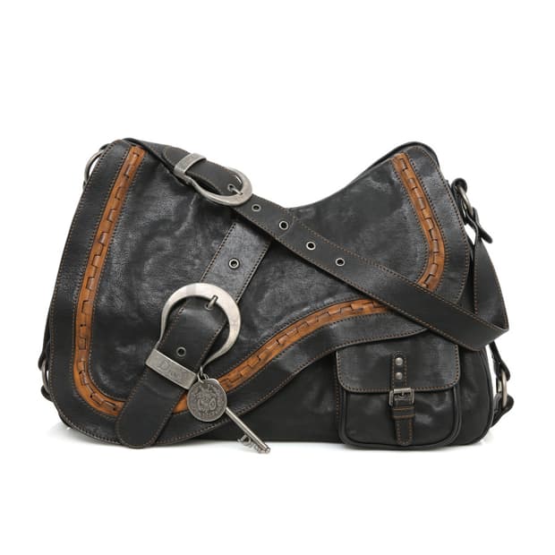 디올 빈티지 더블 가우초 새들 숄더백 가우쵸 라지