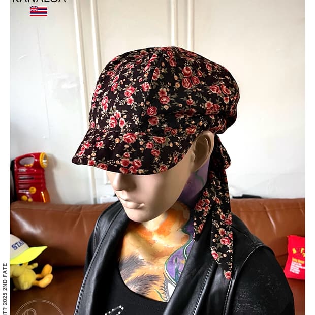 90-00s Kanaloa Floral Durag Strap Cap