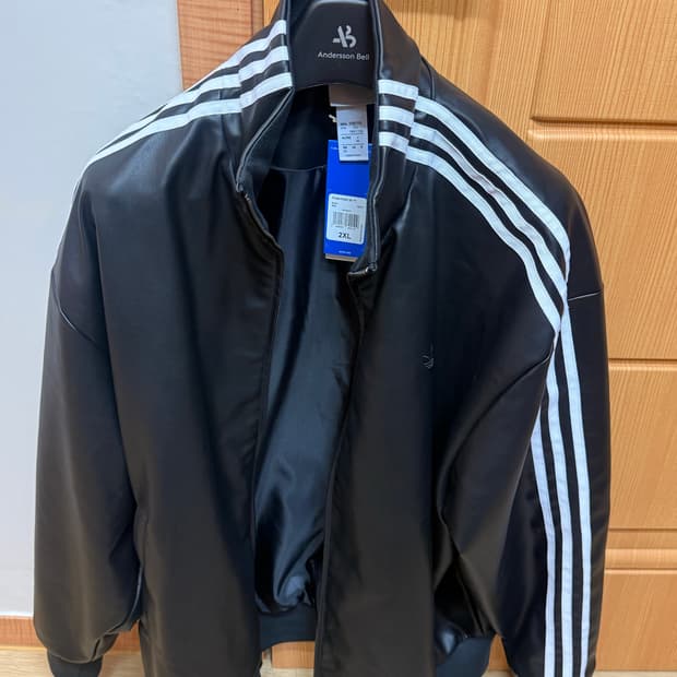 (XXL) 아디다스 플레더 3S 트랙탑 블랙 새상품