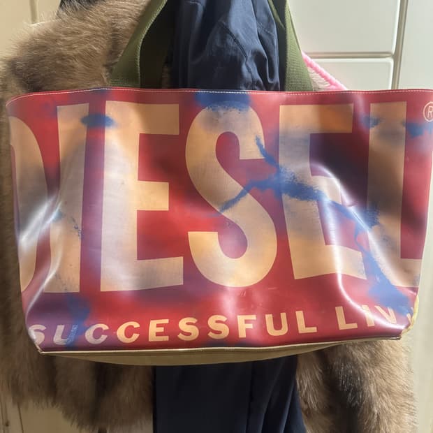 디젤 pvc 토트백