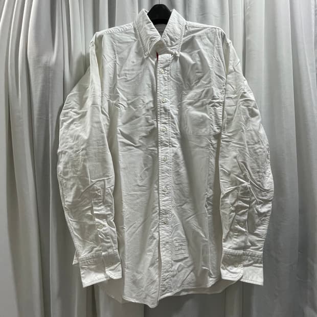 톰브라운/ 트리콜로 화이트 셔츠/ 3