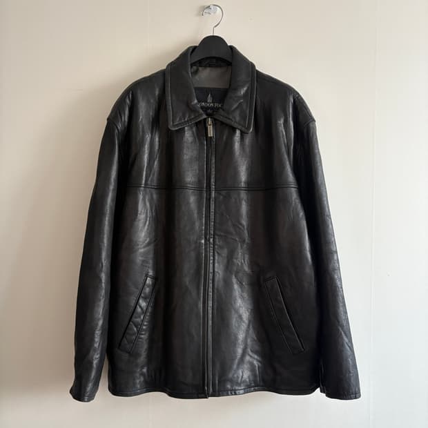 런던포그 리얼 가죽자켓