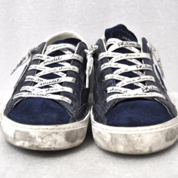 필립모델/여성크랙빈티지스니커즈(사이즈230)정품