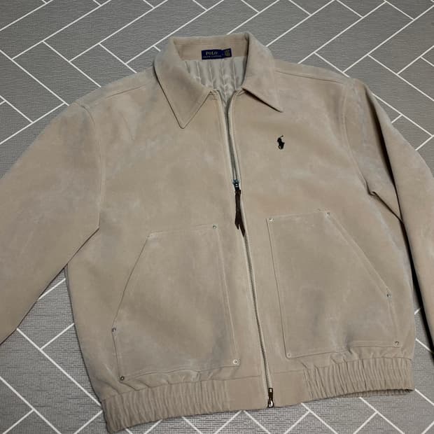 폴로 스웨이드 자켓