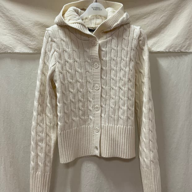 브랜디멜빌 꽈배기 가디건