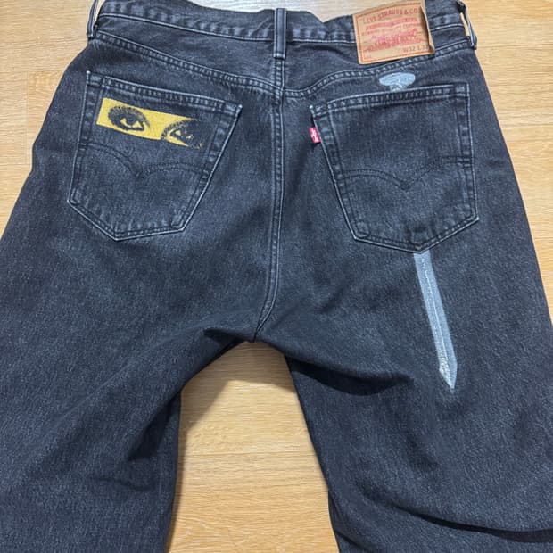 리바이스 x 언더커버 UC1E9502 팬츠 블랙