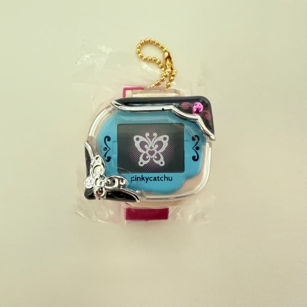 반다이 프리큐어 가챠 올스타즈 미니 챰 핑키캣츄 (블루)