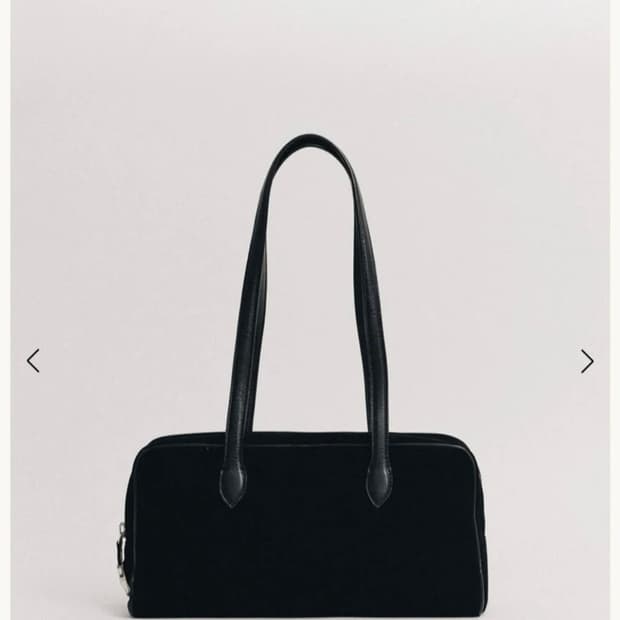 TOUTYEST 투티에 로케백 스몰 스웨이드 블랙