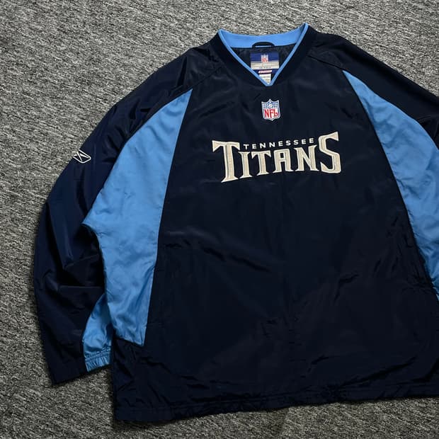 00s 리복 NFL 테네시 타이탄스 바시티 웜업y 1743