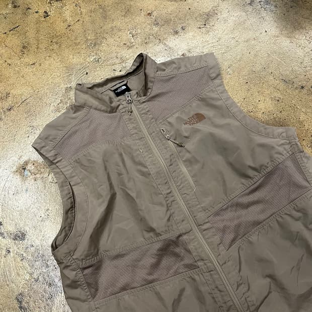 [정품/XXL] 노스페이스 바람막이 베스트 브라운 b17