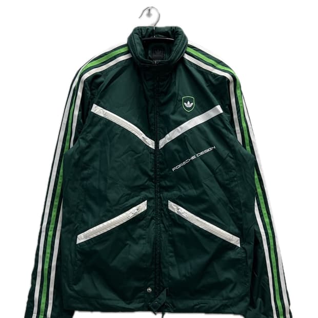 (95) 아디다스 포르쉐디자인 올드스쿨 바람막이 그린