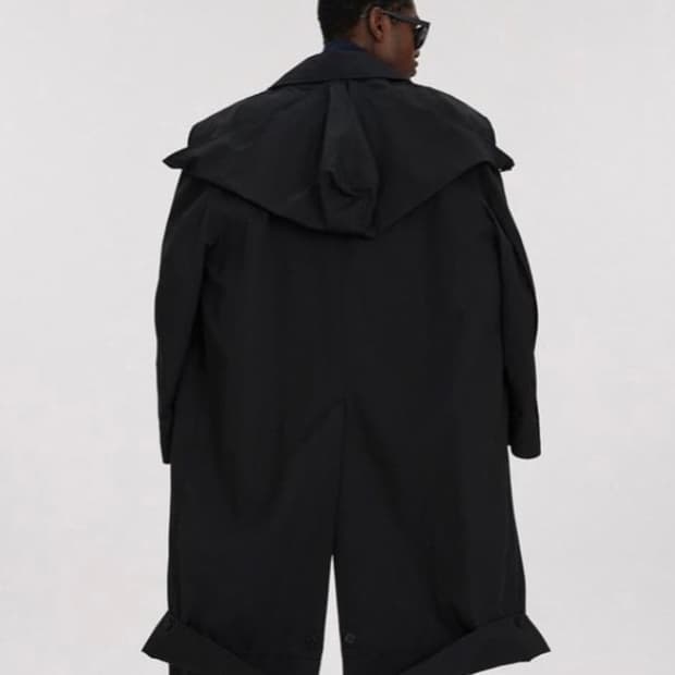 렉토 OVERSIZED MILITARY HOODED 코트 L사이즈