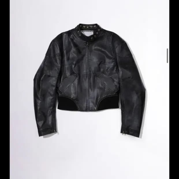 (L) 스컬프터 레더봄버자켓