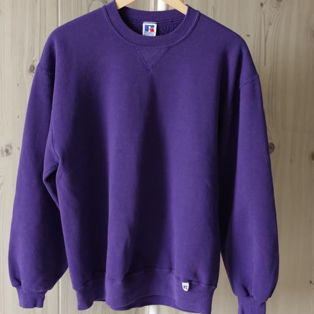 러셀 Made in USA 90s 맨투맨 스웻셔츠 퍼플 L

