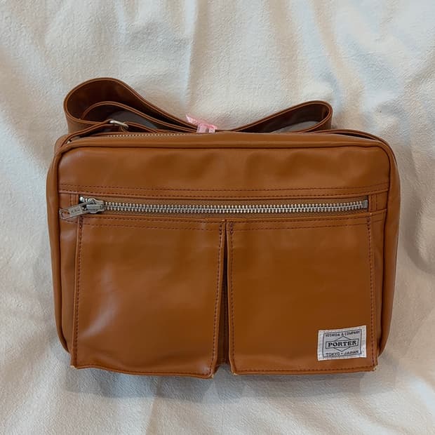 PORTER FREE STYLE SHOULDER BAG (Camel)