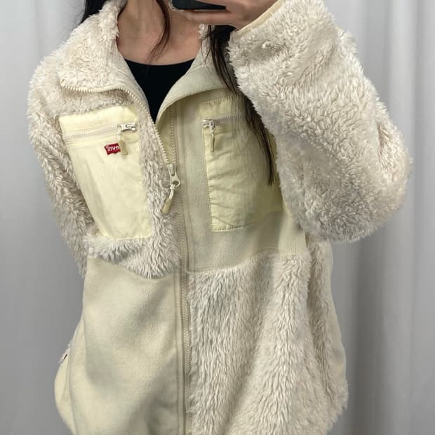 리바이스 플리스 집업 자켓