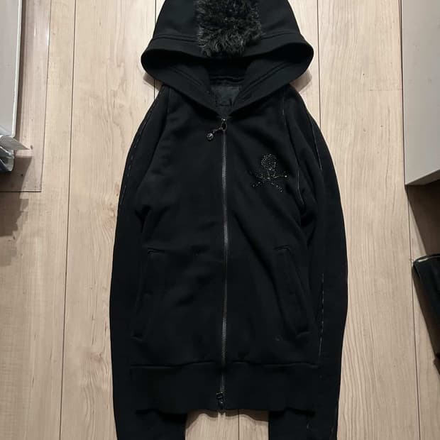 Roen rare black mohawk hoodie