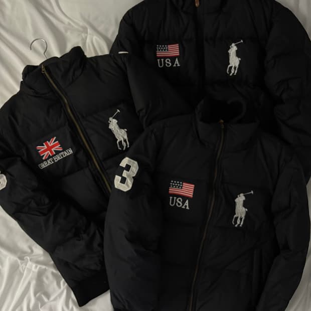 폴로 빅포니 브리튼 성조기 패딩 모음