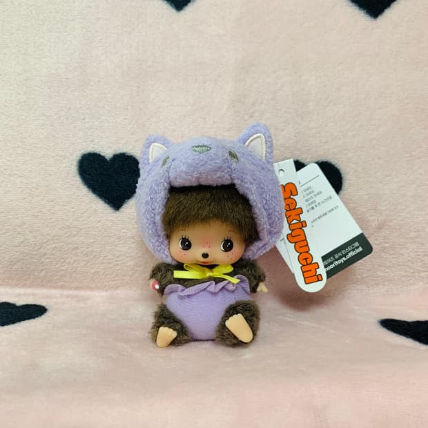 몬치치 베비치치 애니멀 고양이 인형키링