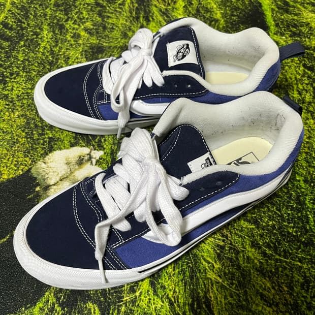 반스 뉴스쿨 네이비 화이트