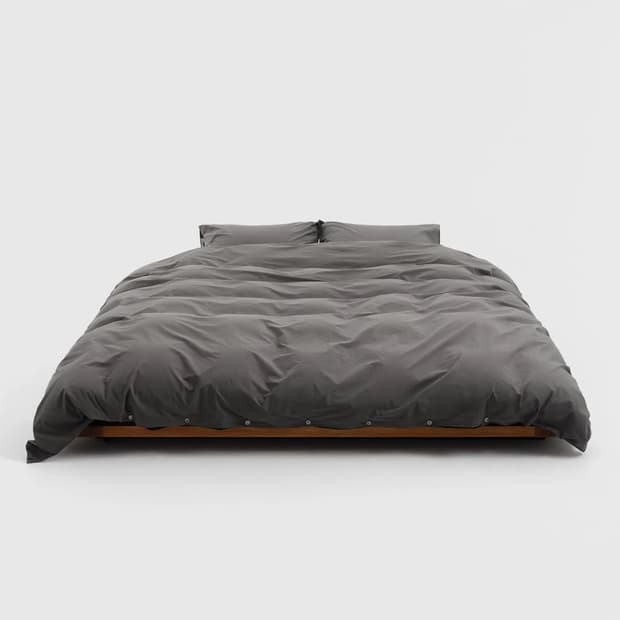 테클라 percale duvet cover(이불 커버) 다크타우페