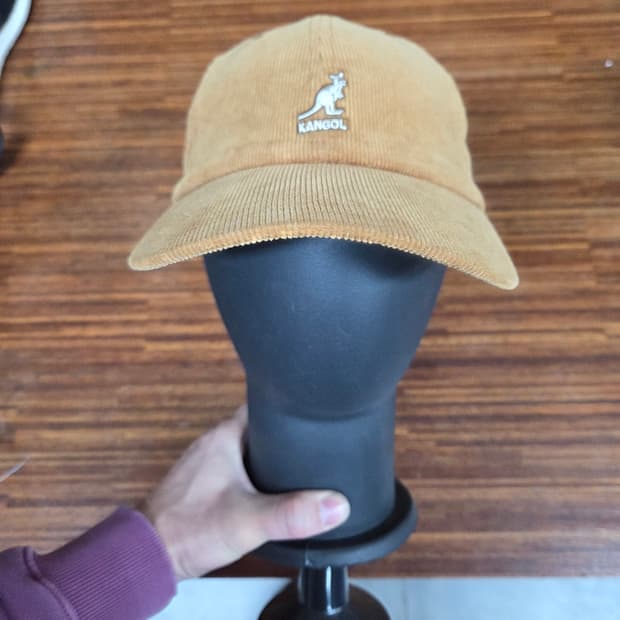 캉골 코듀로이 된장색 모자 프리 