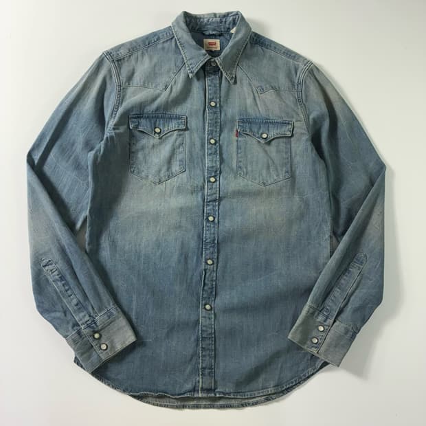 Levi's  리바이스 레드탭 웨스턴 데님셔츠 