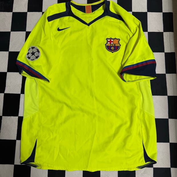 FC바르셀로나 05-06 어웨이 호나우지뉴 유니폼 XL