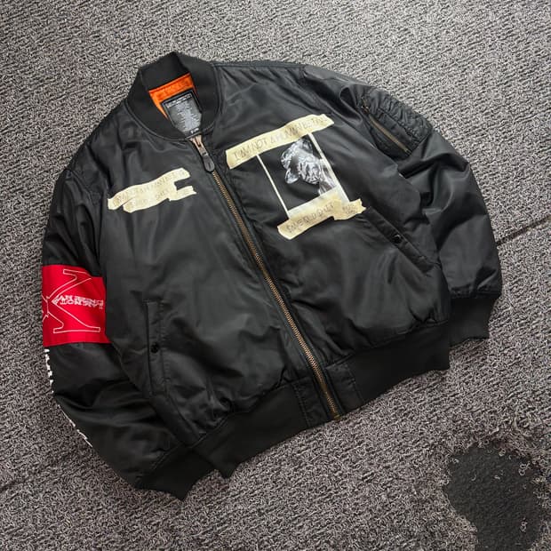 아임낫어휴먼빙 MA-1 멀티 디테일 항공 점퍼 4180