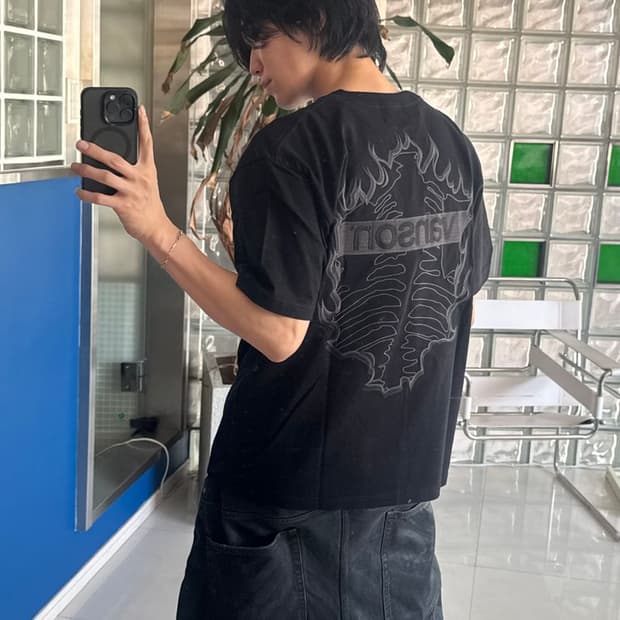 BONE LOGO TEE NVST-2518 뼈 로고 티