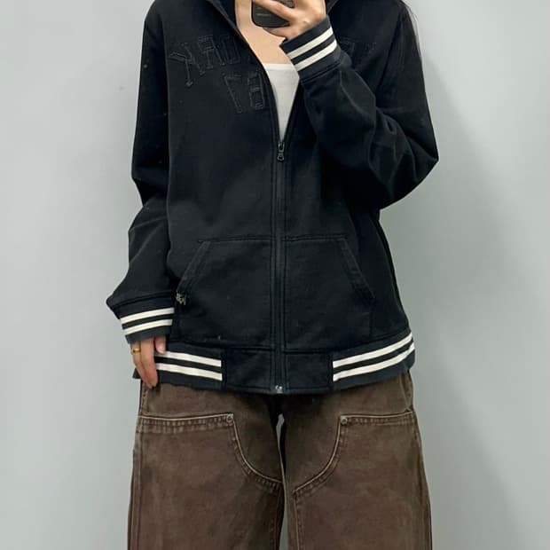 폴로 랄프로렌 신형 블랙 후드집업 