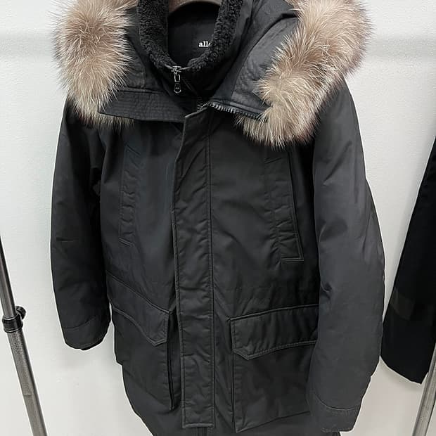 110) 알레그리 폭스퍼 무스탕 구스다운 