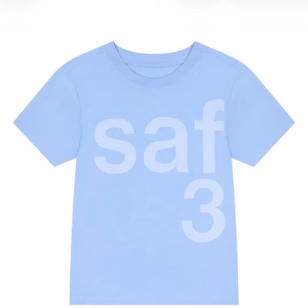 사파리스팟 1/2 베이직 사파리 티셔츠 스카이 size 1