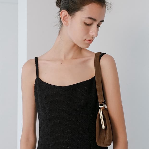 LO61 Tweed Camisole Dress
