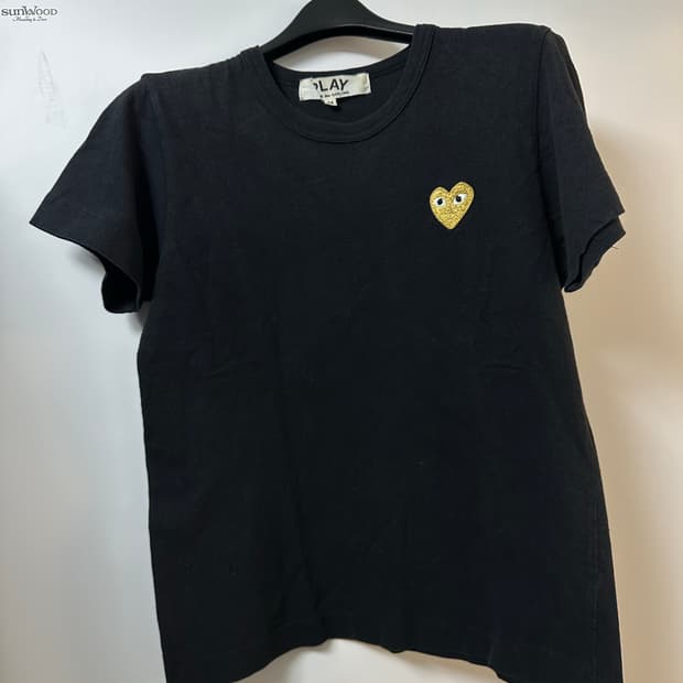 꼼데가르송 하트 티셔츠 M