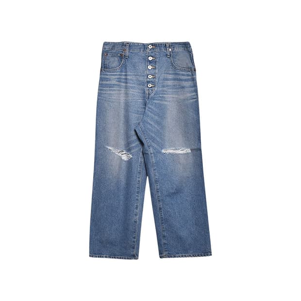 [새상품 S] 준야 와타나베 맨 디스트레스드 데님